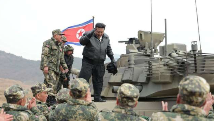 Pimpinan Korea Utara, Kim Jong Un: Saat ini Saatnya untuk Lebih Siap-siap Hadapi Perang. ucapnya siang ini 2024.04.12