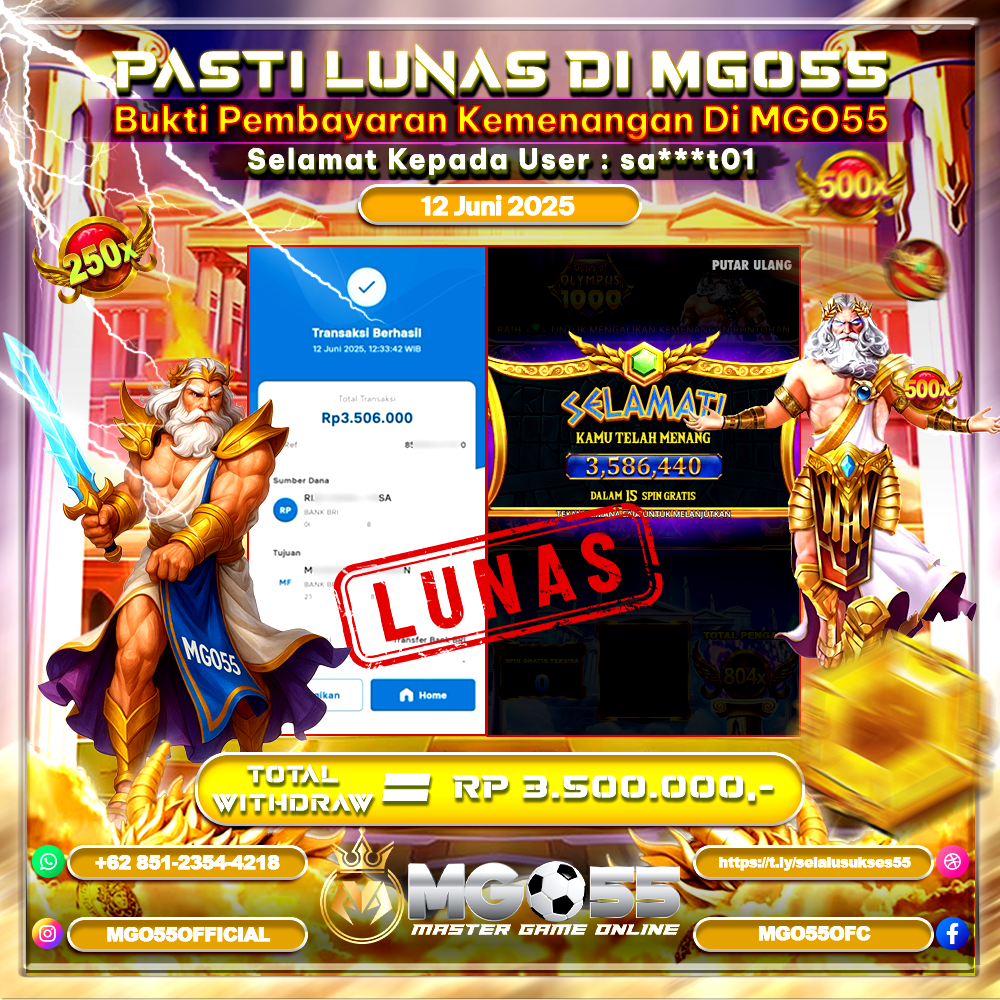 MGO55 – BUKTI JP GATES OF OLYMPUS 1000